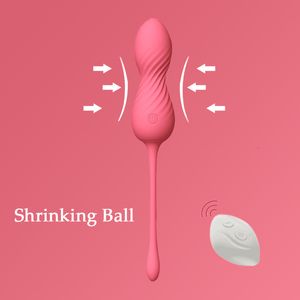 Eggsbullets fjärrkontroll Kegel Ball Vaginal bäcken Golvsträckning Anti Prolapsövare förbättrar blåsans sexleksaker för kvinnor 230804