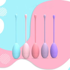 EggsBullets 5pcsconjunto Segurança Silicone Kegel Ball Sex Shop Vagina Gueixa Exercício de Aperto Ben Wa Buceta Brinquedos para Mulher 230804