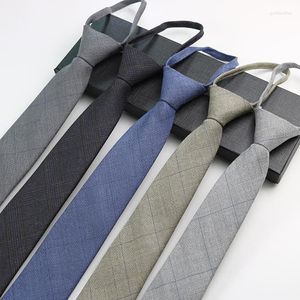 Papillon Cravatta e cerniera annodate in cotone scozzese classico stile britannico per accessori per abiti da uomo d'affari