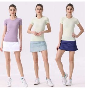 Gonne da tennis Gonna da yoga a pieghe Abbigliamento da palestra Donna che corre 2023 Nuovi pantaloni da golf Fitness Pantaloncini Sport Tasca posteriore Cerniera