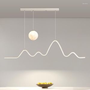 Lustres nórdicos led pendentes para sala de estar mesas de centro jantar cozinha el cafe lustre decoração de casa luminária interna