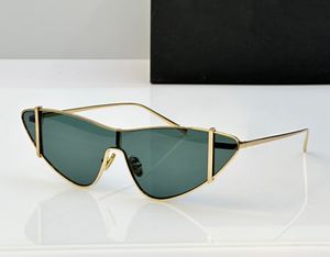 Designer popular de moda 536 óculos de sol para mulheres óculos de metal retrô em forma de olho de gato verão avant-garde charmoso estilo versátil Anti-Ultravioleta vem com estojo