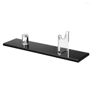 Dekorativ blommor Kniv Display Stand Stable Rack Acrylic Wall Mounted Holder trälagringslådor som visar