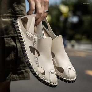 2023 Men's Summer Sandals Soft Shoes شاطئ عالي الجودة النعال 2870