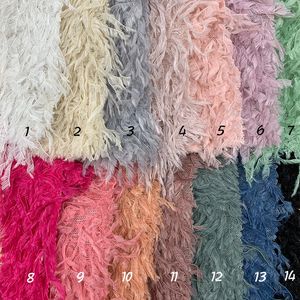 Craft Tools Feather Tassel Fabric Chemical Fiber Plush Mesh DIY Dress Kjol 230804