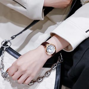 Relógios de pulso luxuosos relógios de pulso de quartzo relógios vintage presente para namorada