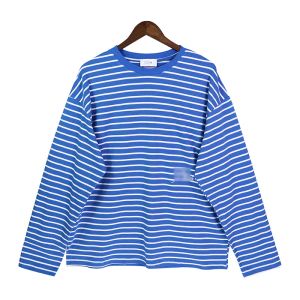 Striped Long-Sleeved T-Shirt Rhude Men's Print High Street Loose Undershirt Versatile Casual For Men And Women