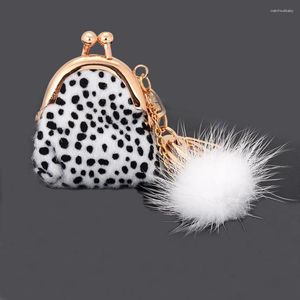 Schlüsselanhänger Mode Handtasche Stil Pompom Schlüsselbund Frauen Geschenk Charme Flauschigen Anhänger Schmuck Auto Schlüsselanhänger Ring Halter Tasche Schlüsselanhänger Llavero R240