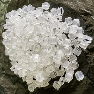 Peças de sapatos Acessórios 500 PCS Elíptico Suave Macio Flexível Elasticidade Palha Moda Transparente DIY PVC Enfeites 230804