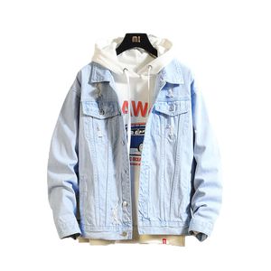 2023 Mens Male High Quality Man Vintage Jean coat Denim Jacket men Casual Bomber Jackets