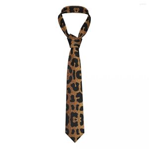Papillon Glitter Leopardo Uomo Cravatte Seta Poliestere 8 Cm Stretto Tiger King Cravatta Per Abiti Accessori Cravatta Festa Nuziale