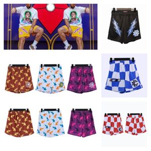 Shorts de Malha Shorts Masculinos de Malha Shorts de Malha de Verão Moda de Verão Shorts de Cordão Estampados de Secagem Rápida Homme Calça de Moletom 12 estilo street wear Atacado