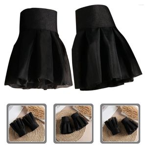 Bow Ties Vampire Dress Accessories for Women Wedding Sleeves Löstagbara falska handledsmanschetter