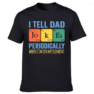 Magliette da uomo I Tell Dad Jokes Periodicamente T-Shirt Regalo divertente Stile Geek Ever Father Days Papa Daddy Print Shirt