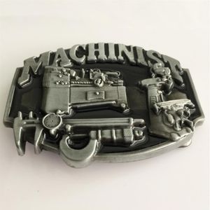 1 PCS Machinist Tools Buckle Hebillas Cinturon Men's Western Cowboy Metal Belt Buckle Fit 4cm breda bälten267p