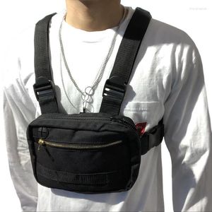 Waist Bags Men Hip-Hop Chest Bag Outdoor Oxford Tactical Streetwear Vest Rig Women Functional Waistcoat Utility Pack G108