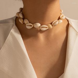 Choker Bohemian Natural Seashell Necklace for Women mode Summer Wild Girls Beach Shell Chain Trendy Jewelry Accessories Gift