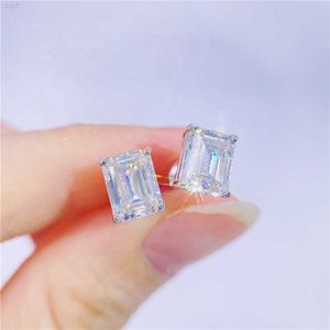 Дешевые корейские серьги Оптовые винты VVS Moissanite Sergring S925 Серебряные роскошные серьги Женщины