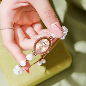 Orologio da donna con modem in edizione limitata, orologio con braccialetto di perline fritillaria e batteria al quarzo di lusso, di design di alta qualità