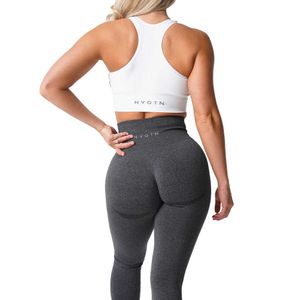 Nvgtn fläckig sömlös spandex leggings kvinnor mjuka träning tights fitness outfits yoga byxor hög midja gym