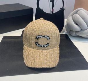 Designer de moda homens mulheres bonés de bola estilos high-end marca dupla carta impressão boné de beisebol outono inverno lã malha multicor sunhats ajustável hatband