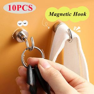 Starka magnetkrokar Kraftkrokhållare Hooks Heavy Duty Wall Hooks Hanger Key Coat Cup Hanger Hanger For Home