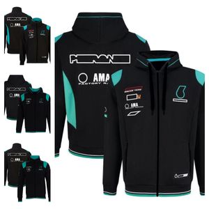 New motorcycle racing suit men's team sports hoodie leisure sports zipper sweater coat
