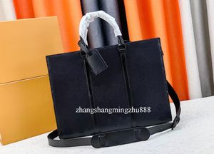 Luxurys designers väskor portfölj män affärspaket bärbara väska riktig läder handväska messenger hög kapacitet axel handväskor mångsidig stil tote handväskor