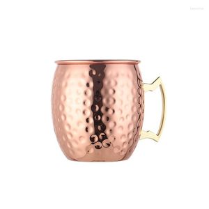 Mugs Copper Plated Cup 304 Stainless Steel Mug Cocktail Beer