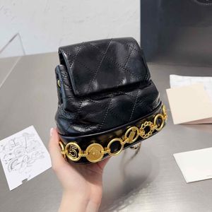 New Fashion Backpack Black Womens Designer Shoulder Bag Cosmetic Case Luxury Tote Handbag Genuine Leather Chain Crossbody