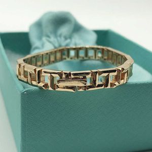 Original brand 925 Sterling Silver TFF Bracelet T-shaped progressive buckle ring bracelet mens womens same Valentines