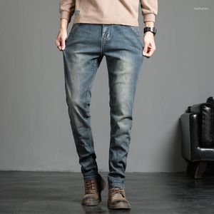 Jeans da uomo Uomini di alta qualità Moda Primavera Autunno Ragazzi Allentato Elastico Casual Solido Abbigliamento per bambini Pantaloni da cowboy