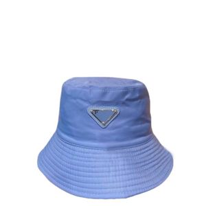 Wholesale 8Colors Fashion Bucket Hats Ball Caps Baseball Cap Beanie Nylon Solid Color Brand Letter Fisherman Patchwork Spring Summer Autumn Winter Visors Hat 2034