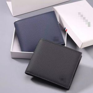 Wallet Men Women Short Leather Bifold Purse for Birthday Gift Men's and Women's Business Portable Fashion Storage Wallet