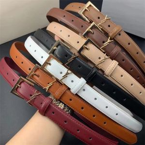 Belt for Women Genuine Leather Designer Buckle cnosme Waistband Cintura Ceintures High Quality Ladies Waist Belts girls Waistband Width 2.5cm 7 colors