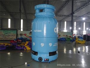 Partihandel reklam Uppblåsbar PVC -bensintank/gascylindermodell Ballong gummibåtar Gascylinder till salu