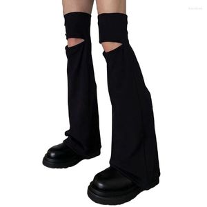 Women Socks Kawaii Gothic Knee-High With Lace Cuffs And Ruffled Ankle Harajuku Lolita For Y2K Fashion