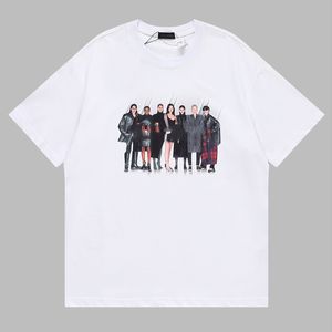 Yaz Moda High Street Pamuk T-Shirt Sweatshirt Tişört Tişört T-Shirt Nefes alabilen erkekler ve kadınlar All-Star desenli kısa kollu tişört