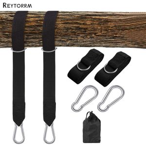 Hammocks Camping Hammock Tree Strap Set 2 Straps 2 Loops and Carrying Bag 300x5cm Long 250kg No-Stretch Heavy Duty Straps for Hammock Kit 230804