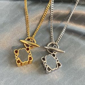 Anagram Womens Pendant Necklace Designer Jewelry Gold Silver Charm Necklaces Link Chain Fashion Love Necklace Jewellery