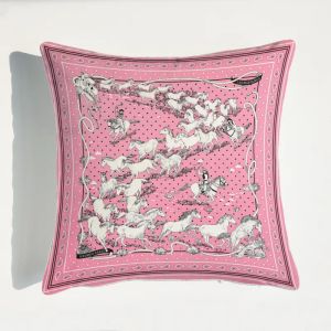 Hight Quality Pink Cushion Cover Velvet Digital Printing Pillow Case Girls Sleepmide Dipas