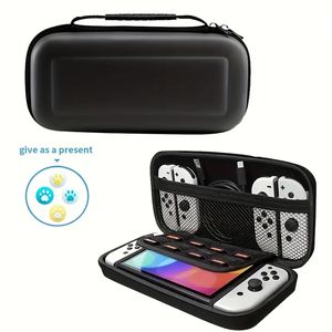 Estojo de transporte para switch compatível com nintendo nintendo switch/switch oled com 20 cartuchos de jogo bolsa de viagem protetora de casca dura