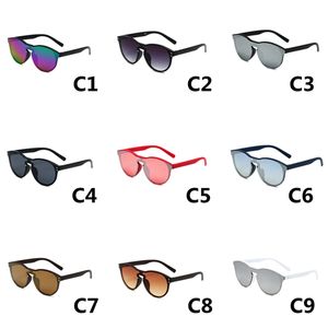 Lüks Retro Tek Parça Güneş Gözlüğü Kadın Marka Tasarımcı Tonları Oval Erkekler Güneş Gözlükleri UV400 Gözlük