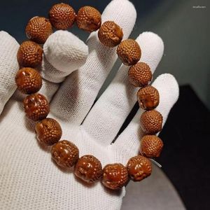 Colares com Pingente Longo Xianxiang Âmbar Cabeça de Buda Pulseira Ornamentos do Zodíaco Wenwan Rosário