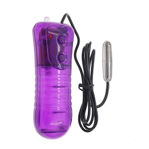 Brinquedos para adultos 10 velocidades olho de cavalo bala vibratória ovo plugue de pênis de aço inoxidável uretral vibrador cateter dilatador massagem sexo para homens 230804