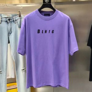 Designer Men's T-Shirt Letters Print Shirts T Shirt For Men Women Summer Casual Cotton Short Sleeve T-Shirts Tees Tops Black White Purple Red Plus Size S-XXXXL