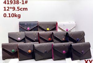 carteira designer rosalie victorine luxo bolsa feminina porta-moedas M41938 porta-cartões bolsa homem bolsa porta-cartões carteiras pequenas carteiras de viagem Clutch Bags 11x9.5cm