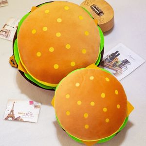 Plush Pillows Cushions Plush toys hamburger shape pillow creative funny plush toy doll cushion pillow child gift realistic hamburger stuffed toys 230804