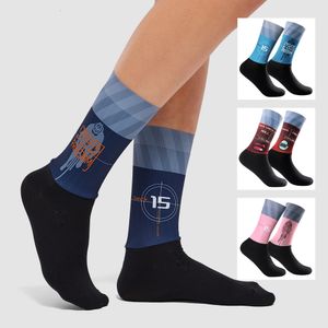 Sports Socks Santic Cycling Spring Professional Running Breathable 230814