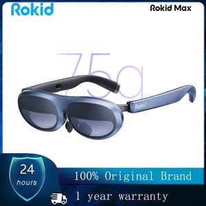 VR-Brille 2023 Rokid Max AR 3D Smart Micro OLED 215Max-Bildschirm 50 FoV-Anzeige für Telefone Switch PS5 Xbox PC All-in-One 230804